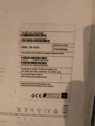 Apple iMac 24 M1 Verde
