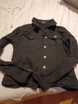 Chaqueta vaquera negra