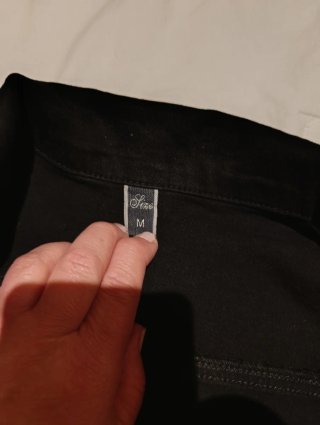Chaqueta vaquera negra