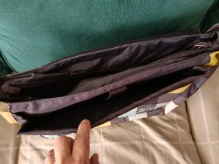 Bandolera Rip Curl cuadros multicolor