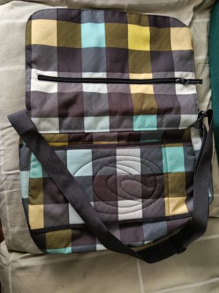 Bandolera Rip Curl cuadros multicolor