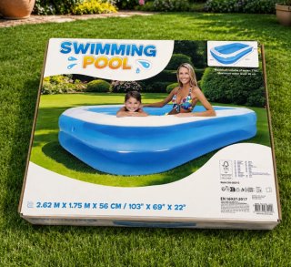 Piscina Hinchable Familiar 2.62m x 1.75m x 56cm