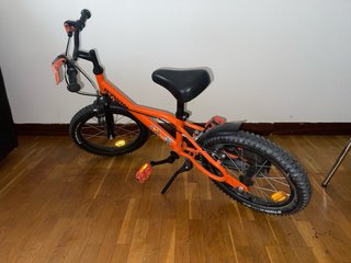 Bicicleta infantil Btwin naranja