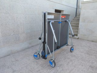 Mesa de ping pong plegable,2 palas y pelotas