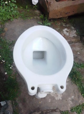 Antiguo váter Roca Porcelana. Inodoro, retrete.