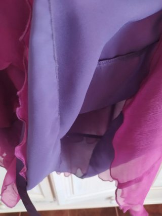 Vestido fiesta morado Trucco