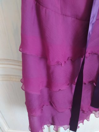 Vestido fiesta morado Trucco