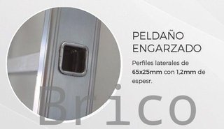 Escalera Aluminio 1x19 - 5 Metros - 66x25mm