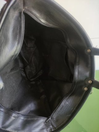 Bolso de verano negro y multicolor