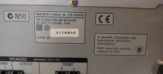 Receptor Sony STR-DE485E Audio/Video