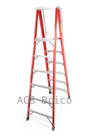 Escalera Fibra Tijera 2x6 - 1,71 Metros - 10402 - Mader