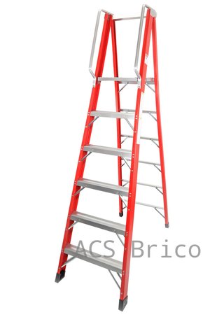 Escalera Fibra Tijera 2x6 - 1,71 Metros - 10402 - Mader