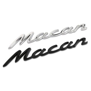 EMBLEMA LETRAS PORSCHE MACAN NEGRAS O PLATA