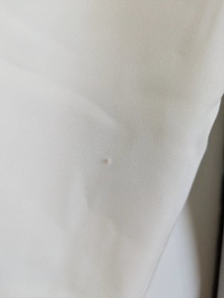 Pantalón blanco recto de traje