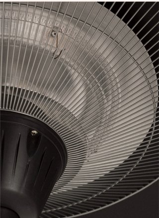 Estufa de pie negra exterior