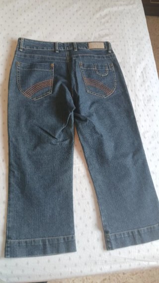 Pantalón Vaquero Mujer Azul Largo corto (pescador)