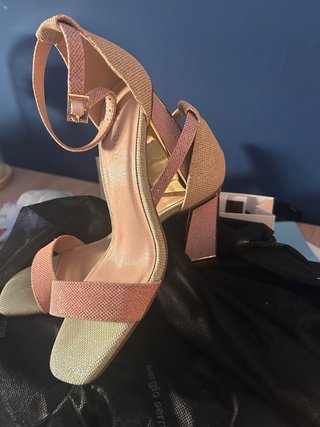 Zapatos Menbur nuevos rosa y verde