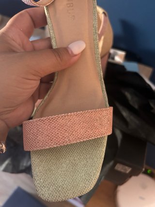 Zapatos Menbur nuevos rosa y verde