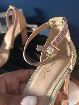 Zapatos Menbur nuevos rosa y verde