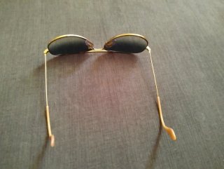 Gafas de sol Ray-Ban Aviator Doradas y Azules