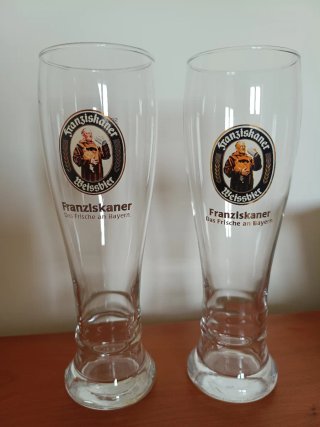 4 Bicchieri Franziskaner (venduti anche singolarmente a 6€)