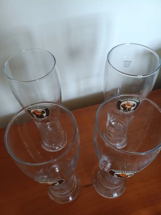 4 Bicchieri Franziskaner (venduti anche singolarmente a 6€)
