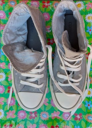 Converse All Star Grigie Tg 37.5