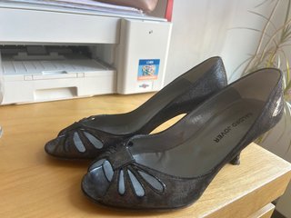 Zapatos de fiesta SALORD JOVER plateados