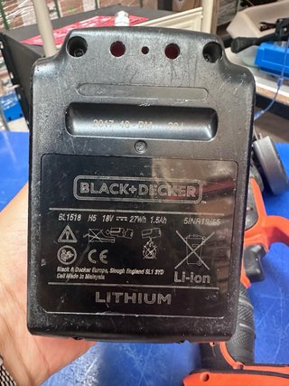 Taladro y radial Black+Decker 18V + 3 baterías