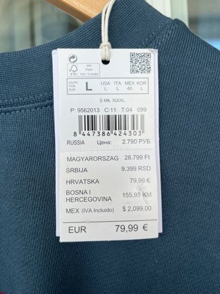 Sudadera Pedro del Hierro Talla L