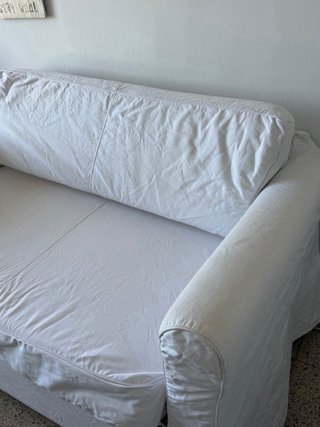 Sofá Cama Ikea Blanco Tela