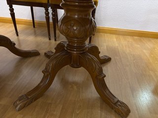 Mesa de comedor y 6 sillas madera