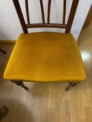 Mesa de comedor y 6 sillas madera