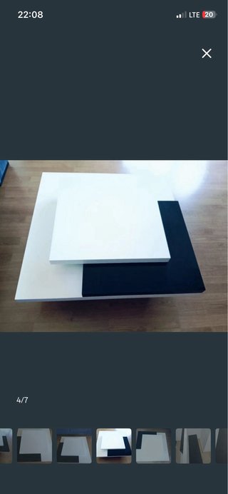 Mesa de centro salón elegante