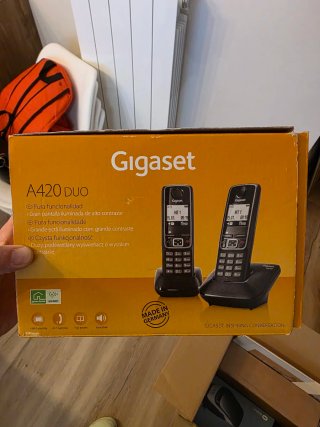 Gigaset A420 Duo Teléfono Inalámbrico Negro