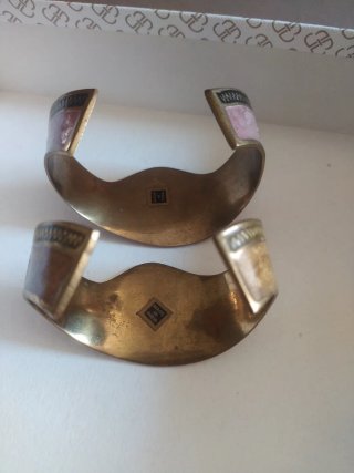 Bracciali indiani ottone dorato