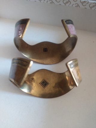 Bracciali indiani ottone dorato