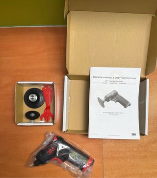 lijadora neumática 3m pistol grip disc sander