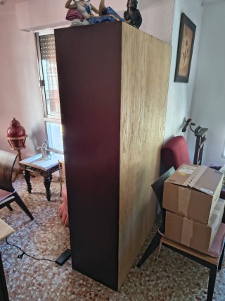 Cómoda y estantería a conjunto (2 muebles)