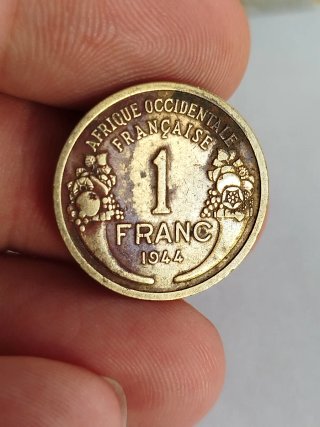 Franco 1 Franco 1944 África Occidental Francesa