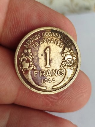 Franco 1 Franco 1944 África Occidental Francesa