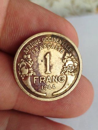 Franco 1 Franco 1944 África Occidental Francesa