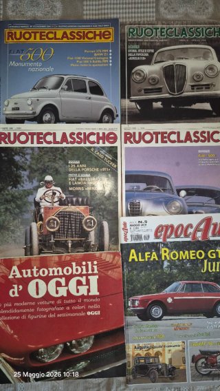 Lotto n 6 di riviste auto d'epoca