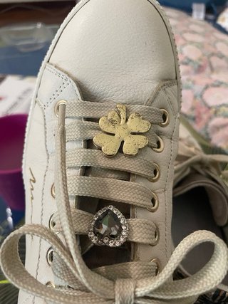 Sneakers Meline vera pelle beige n.40