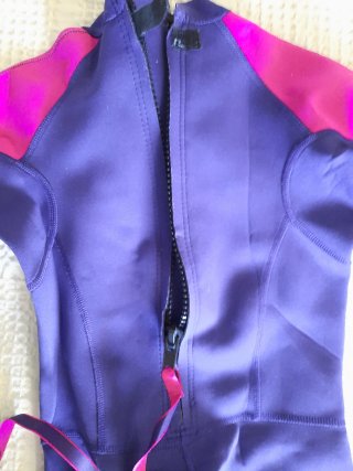 Traje Neopreno Niños Olaian Morado/Rosa