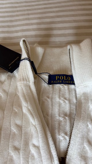 Jersey Polo Ralph Lauren Blanco Cable Knit