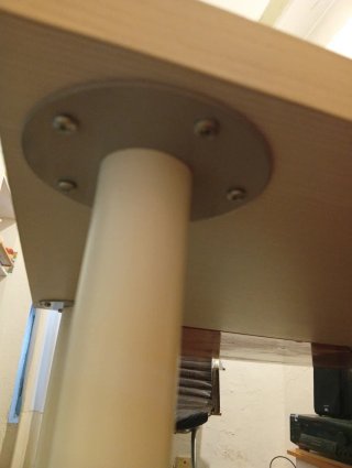 Escritorio Ikea blanco patas desmontables
