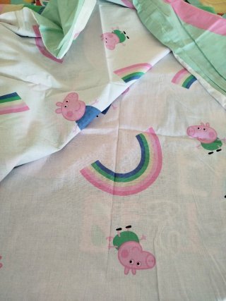 Funda Nórdica Cuna Peppa Pig Arcoíris