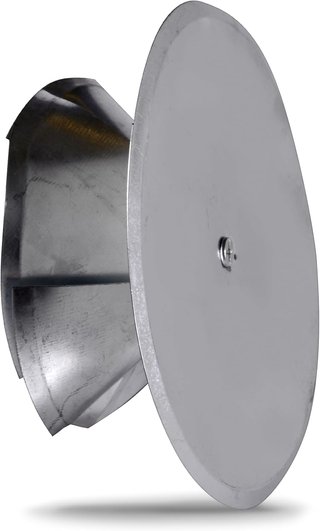 FIREFIX 2097/1 Tappo per camini con imbuto di espansione e isolamento, copertura in acciaio galvanizzato