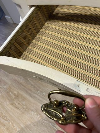 Mesa consola aparador mármol y madera